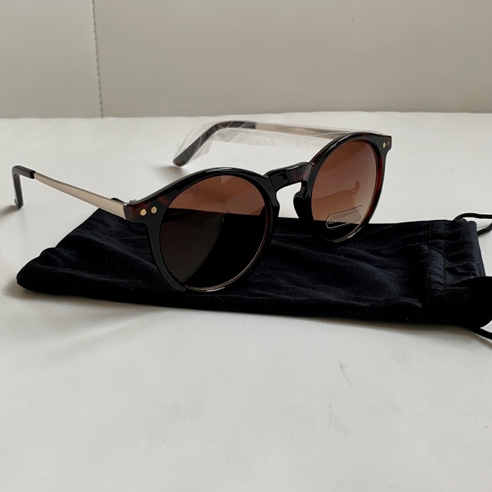 DSW Shiny Gold Sunglasses